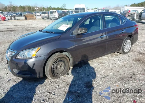 2014 Nissan Sentra Fe+ S/Fe+ Sv/S/Sl/Sr/Sv from USA, damaged, VIN 1N4AB7AP9EN853581